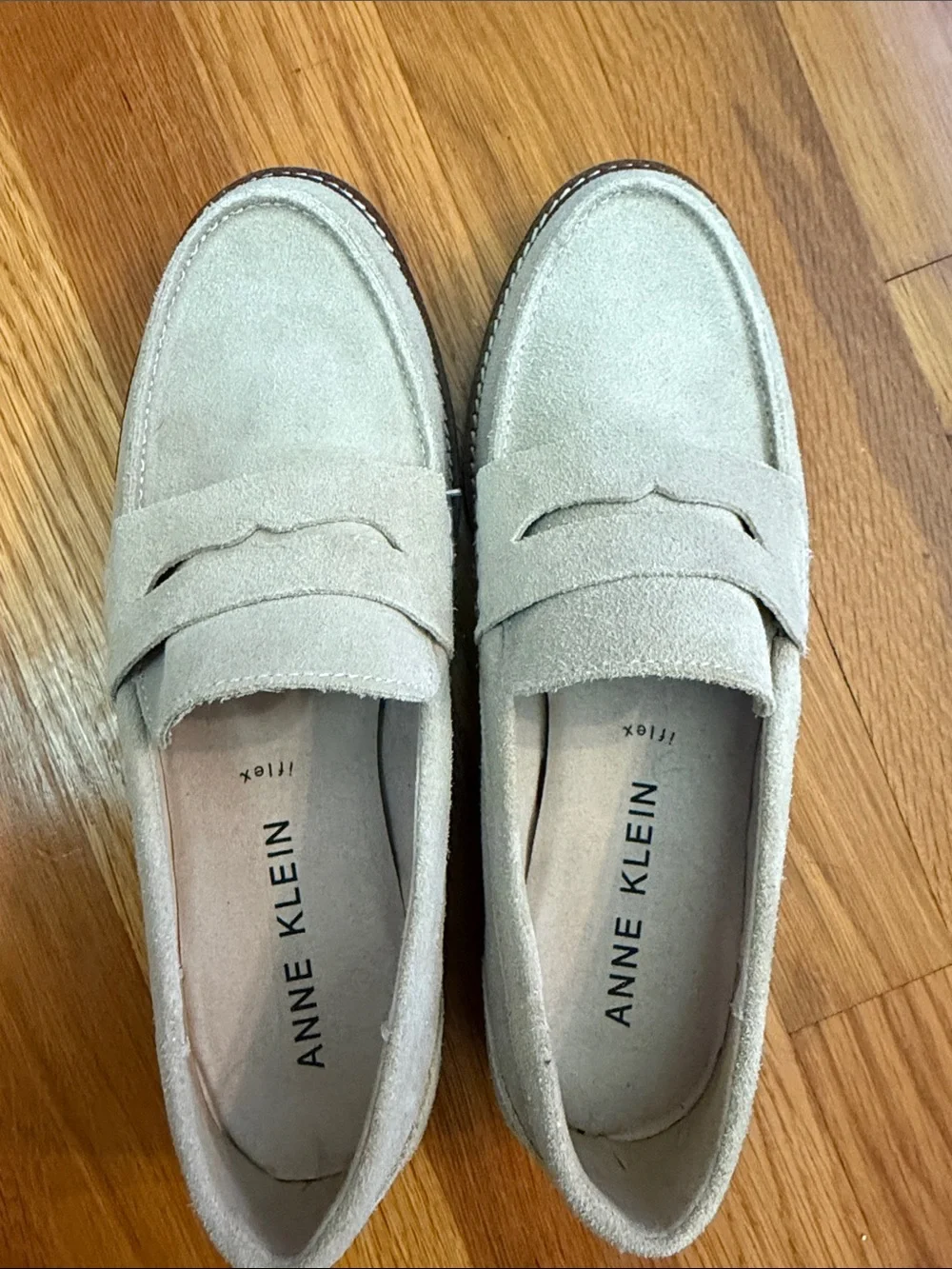 Anne Klein refined suede
